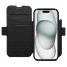 Screenor First 2-in-1, iPhone 17 Pro Max, MagSafe -lompakkokotelo, Musta