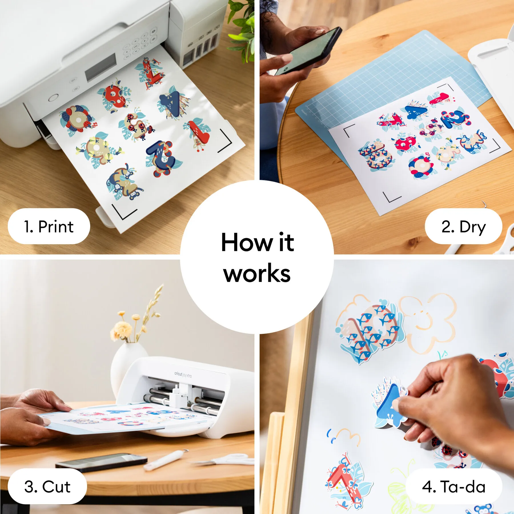 Cricut Printable Magnet Sheets A4 (3) White