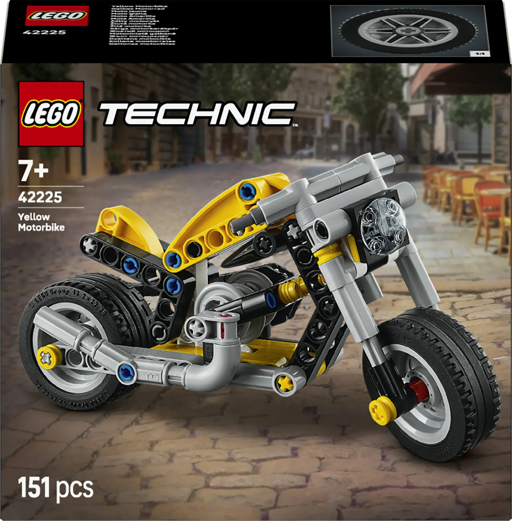 LEGO Technic Yellow Motorcycle 42225