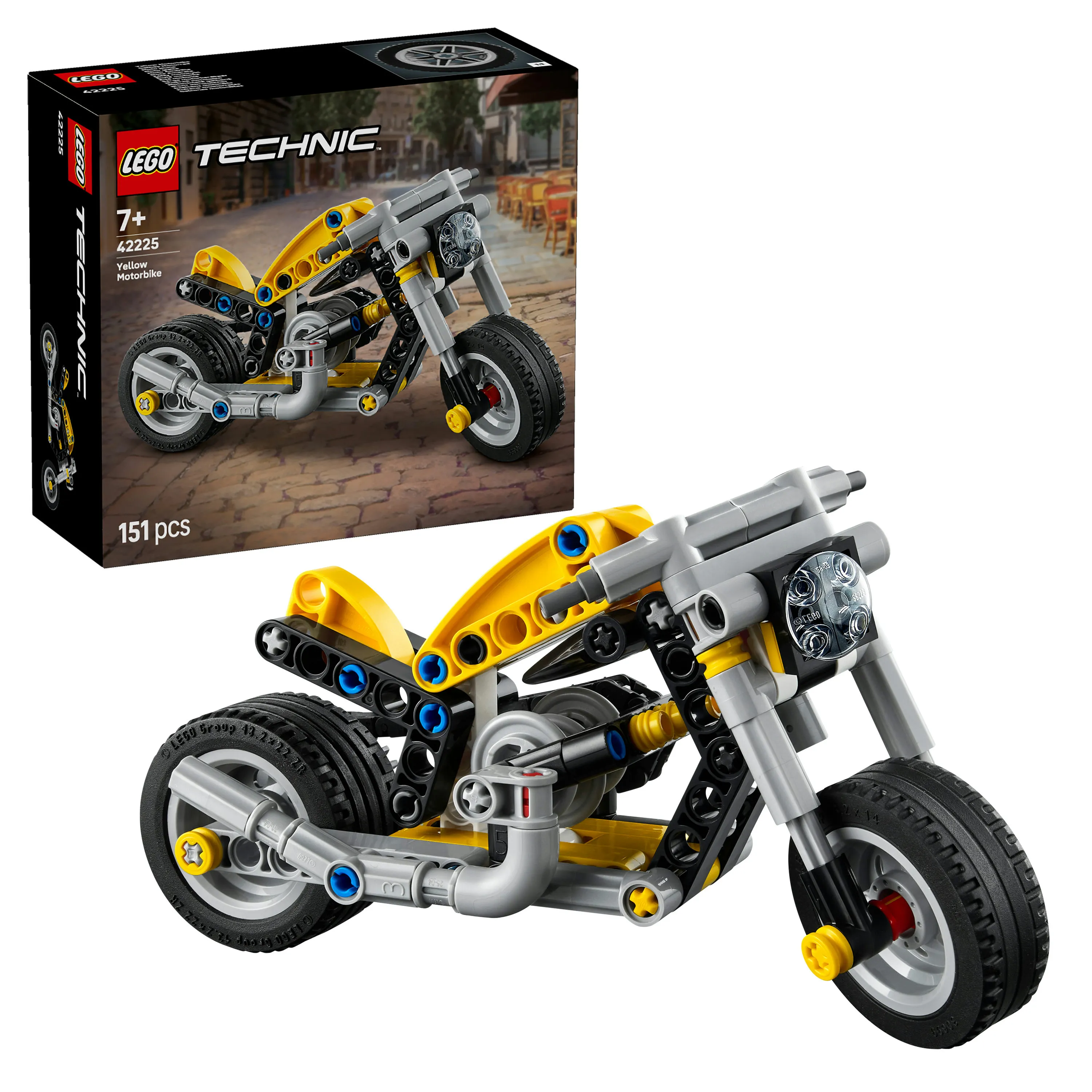 LEGO Technic Yellow Motorcycle 42225