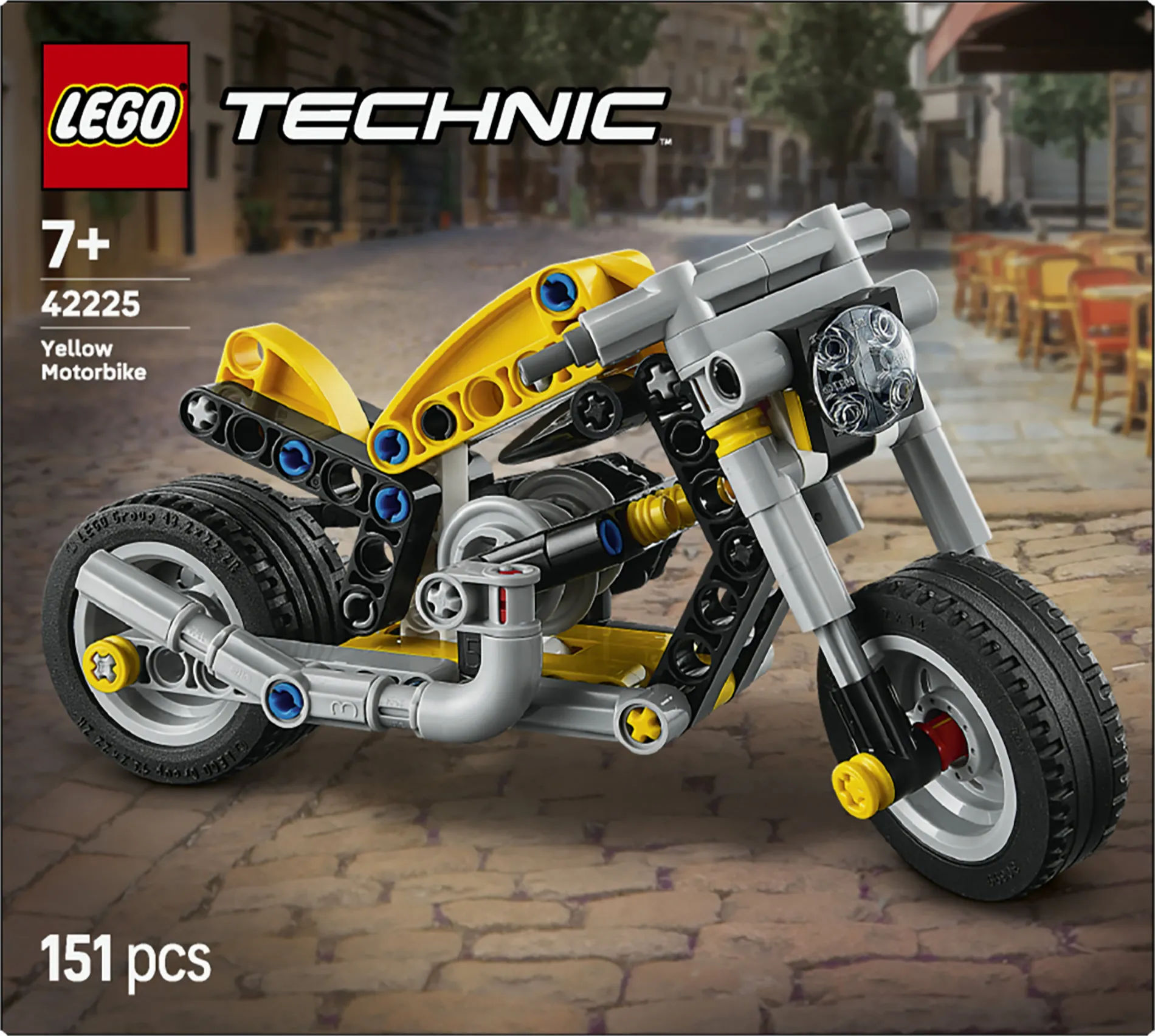LEGO Technic Yellow Motorcycle 42225