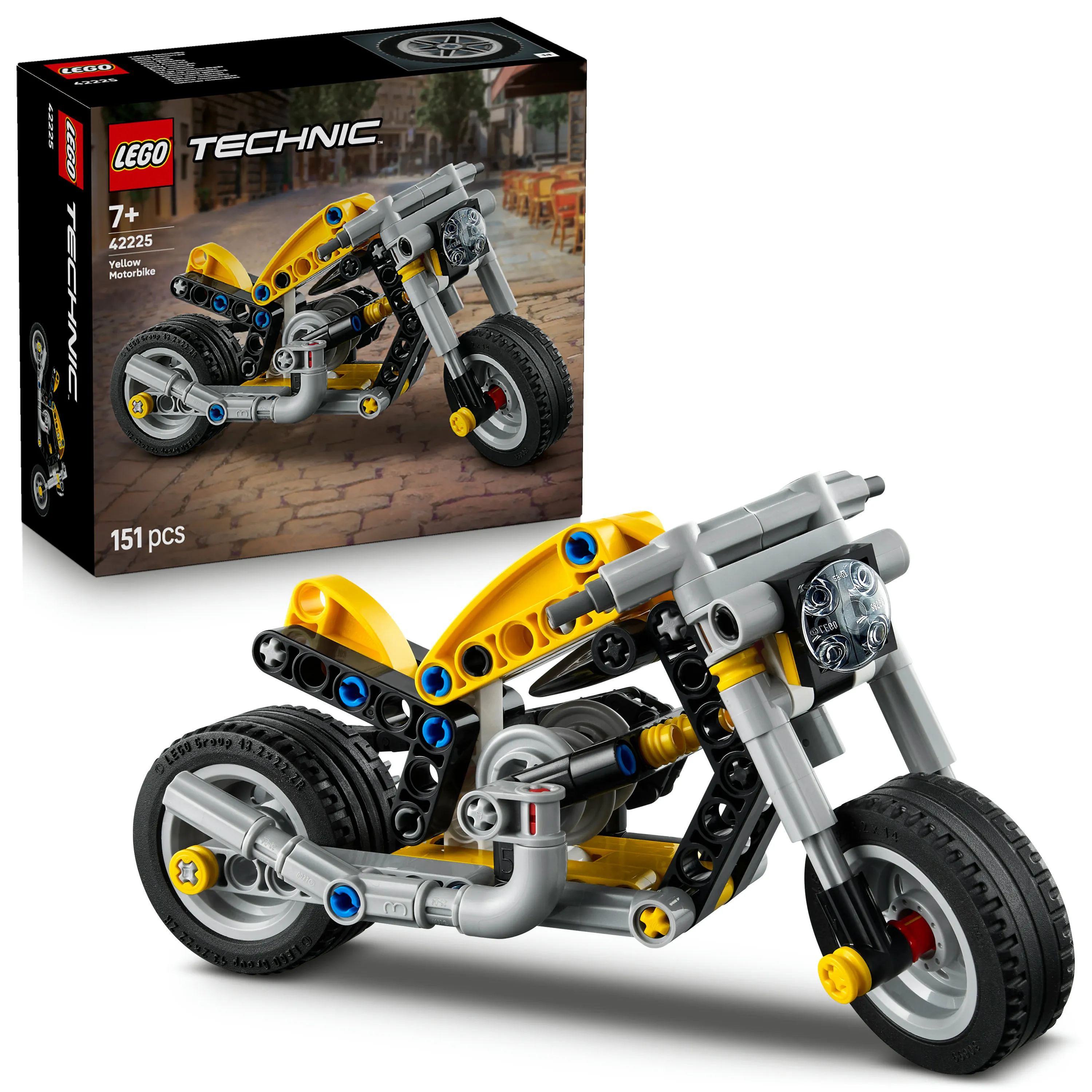 LEGO Technic Yellow Motorcycle 42225
