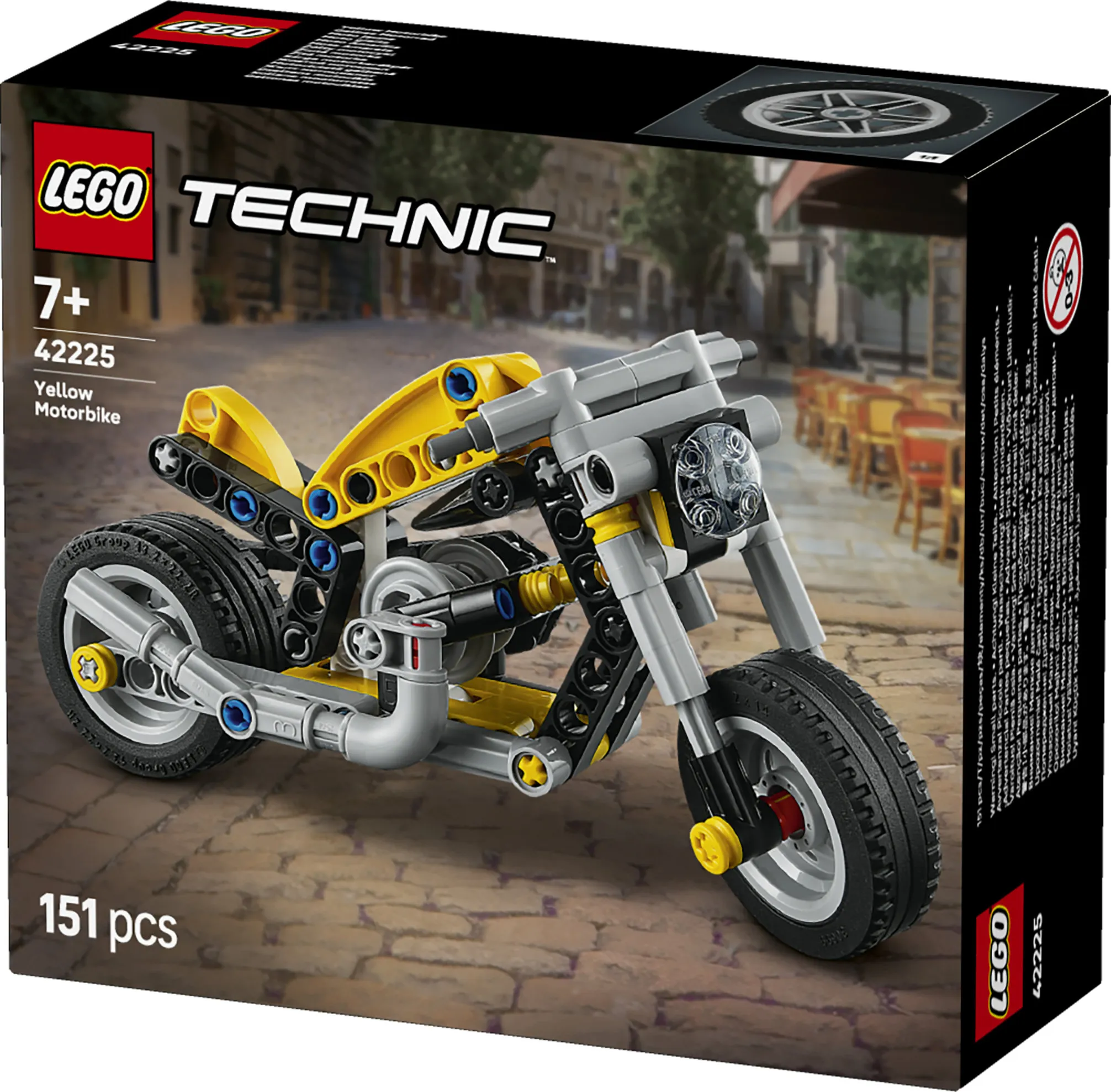 LEGO Technic Yellow Motorcycle 42225