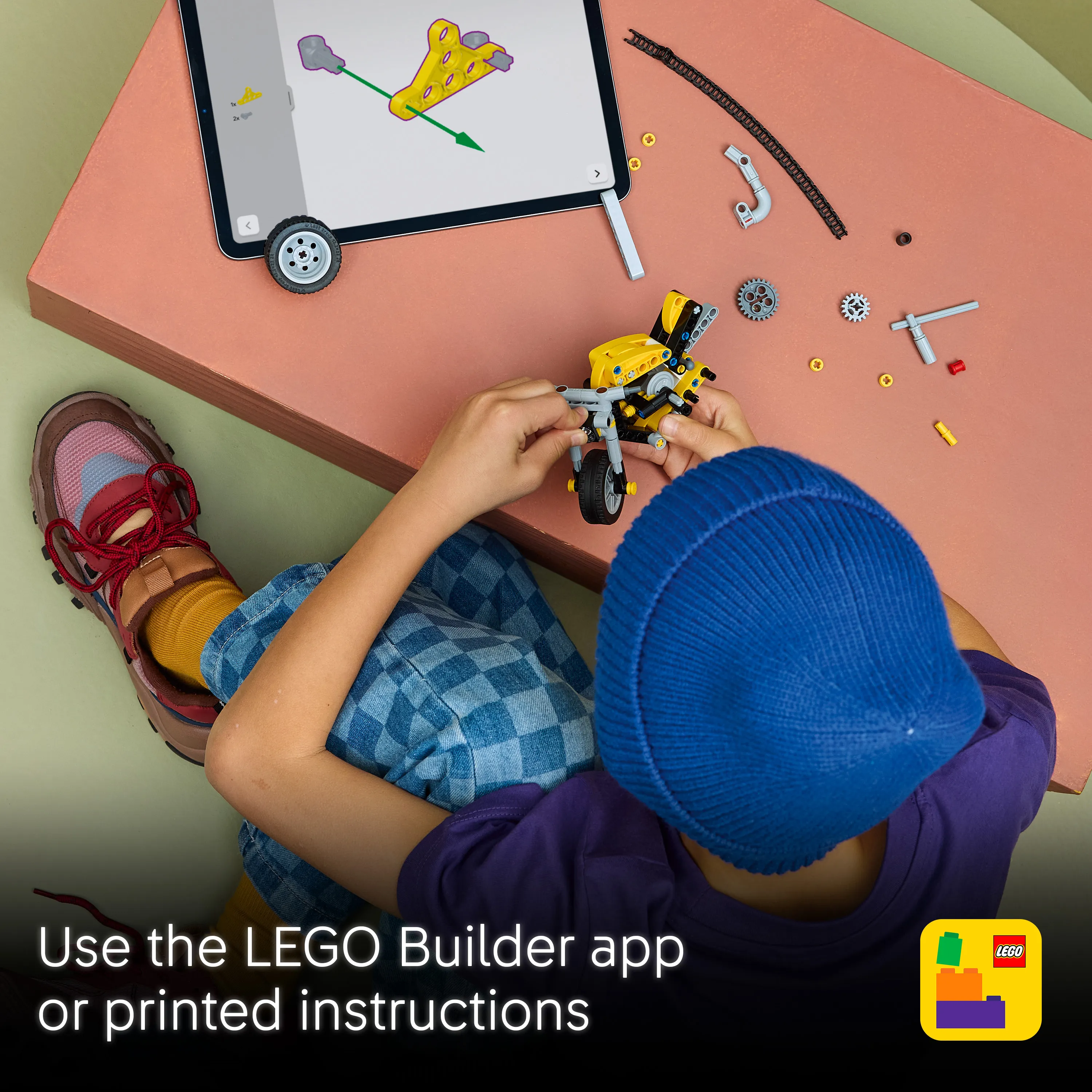 LEGO Technic Yellow Motorcycle 42225