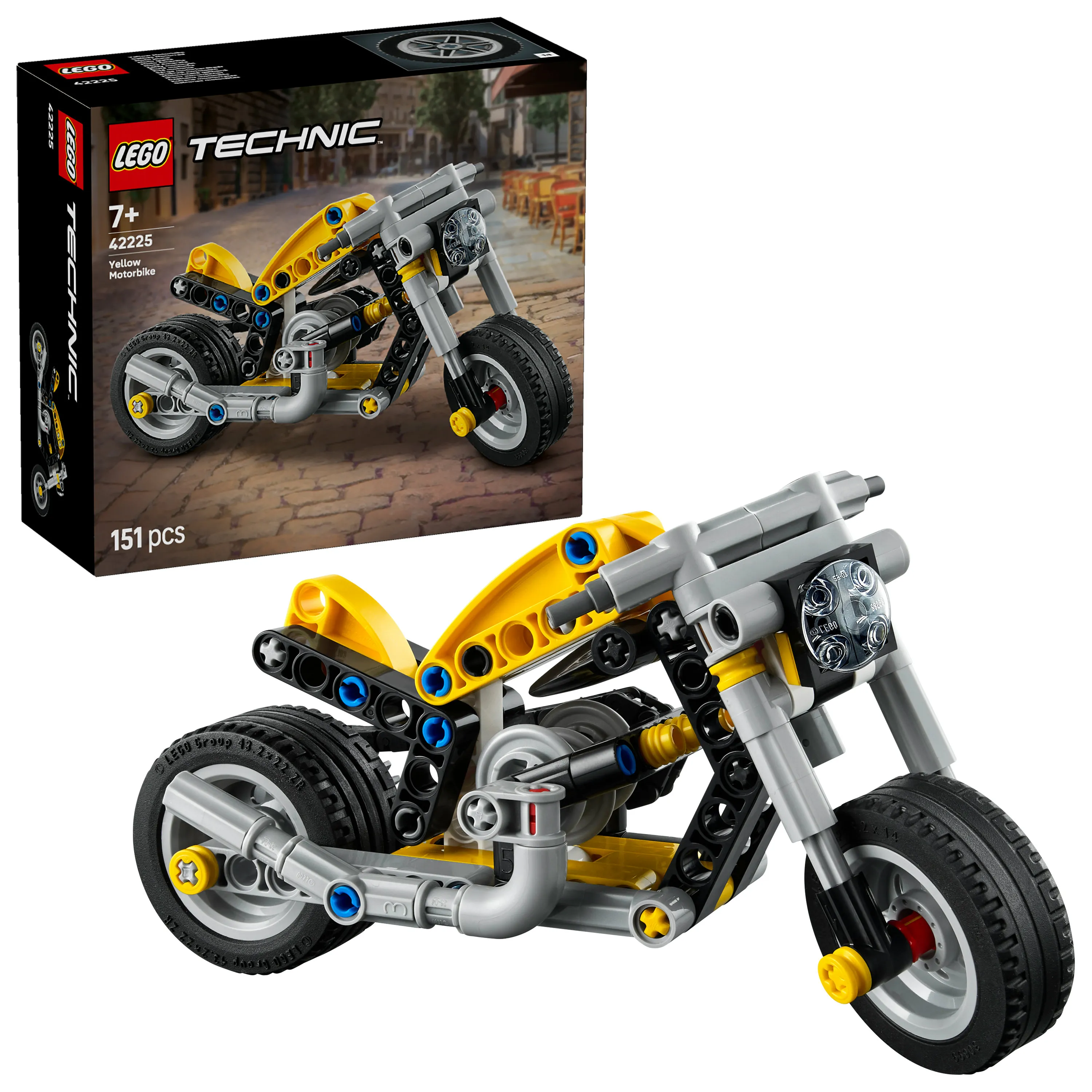 LEGO Technic Yellow Motorcycle 42225