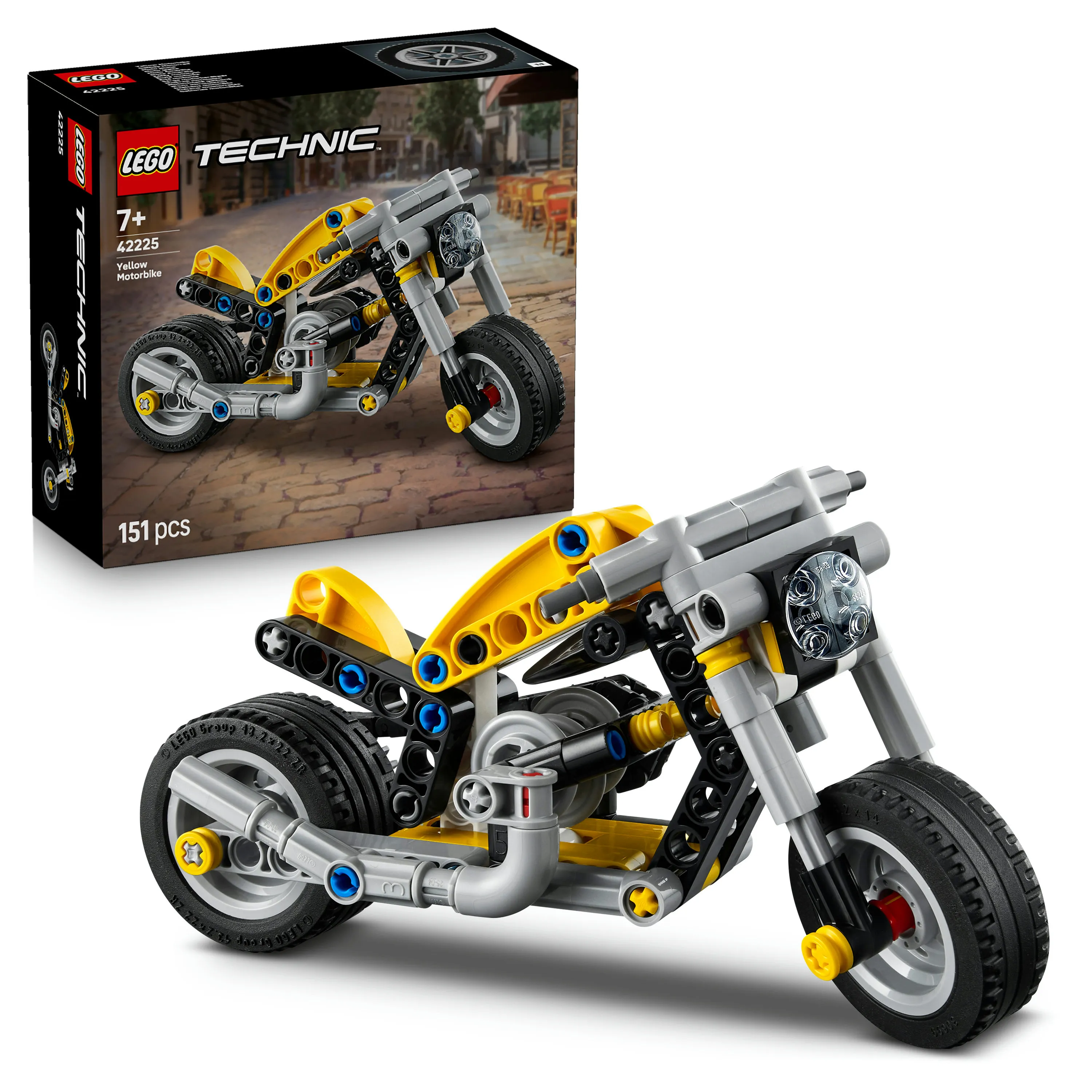 LEGO Technic Yellow Motorcycle 42225