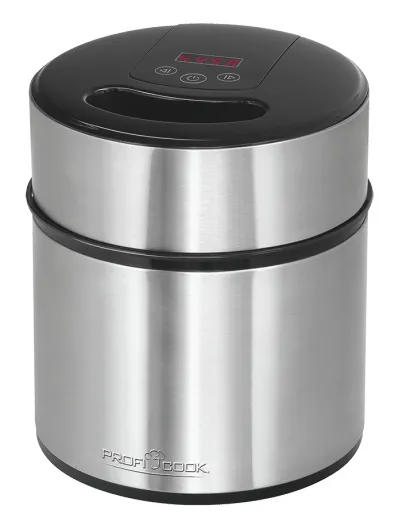 ProfiCook PC-ICM 1140 Ice Cream Maker 1.8 Litres - Black/Stainless Steel