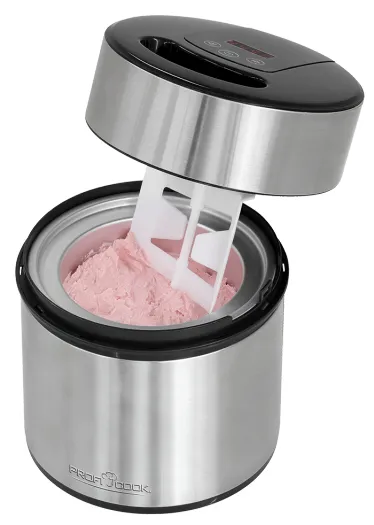 ProfiCook PC-ICM 1140 Ice Cream Maker 1.8 Litres - Black/Stainless Steel