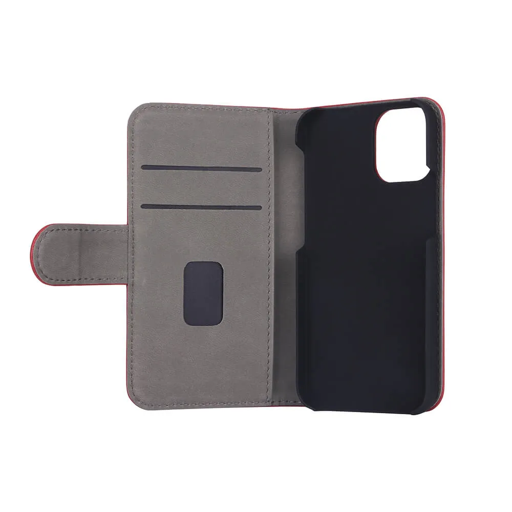 GEAR Wallet, iPhone 12 mini - pl&aring;nboksfodral, R&ouml;d