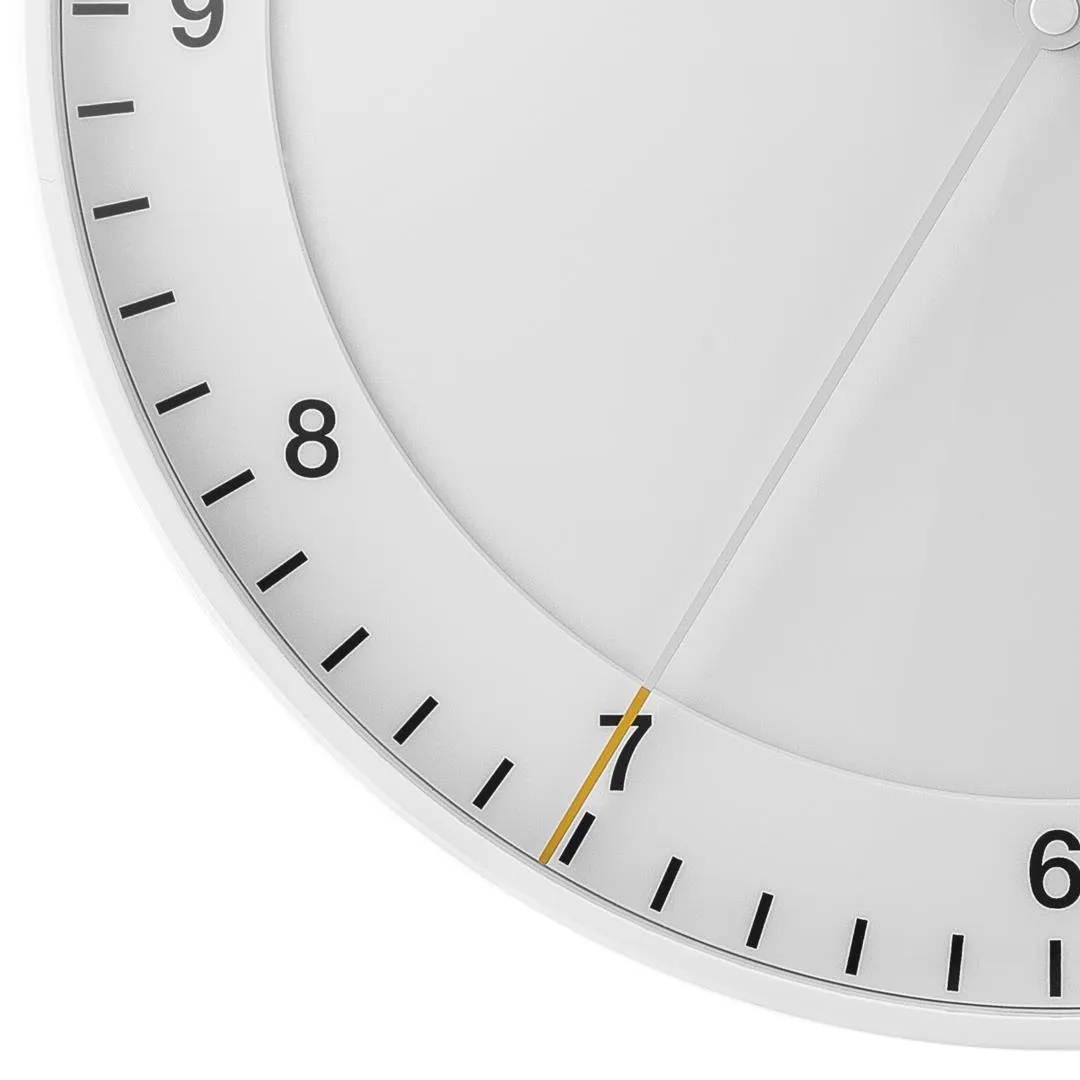 Braun 67095 BC 17 W-DCF Radiokontrollerad analog v&auml;ggklocka, vit