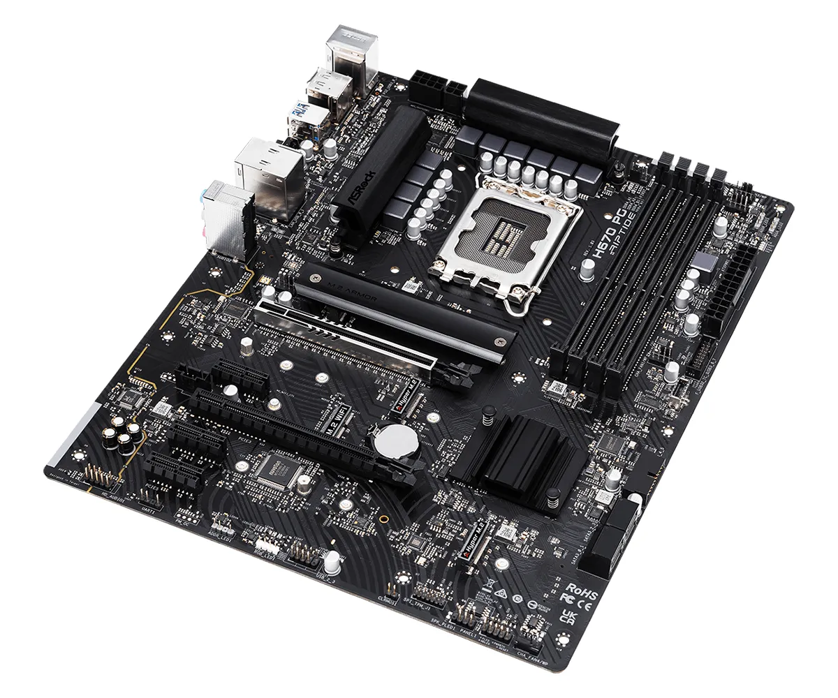 ASRock H670 PG Riptide DDR4 ATX - moderkort