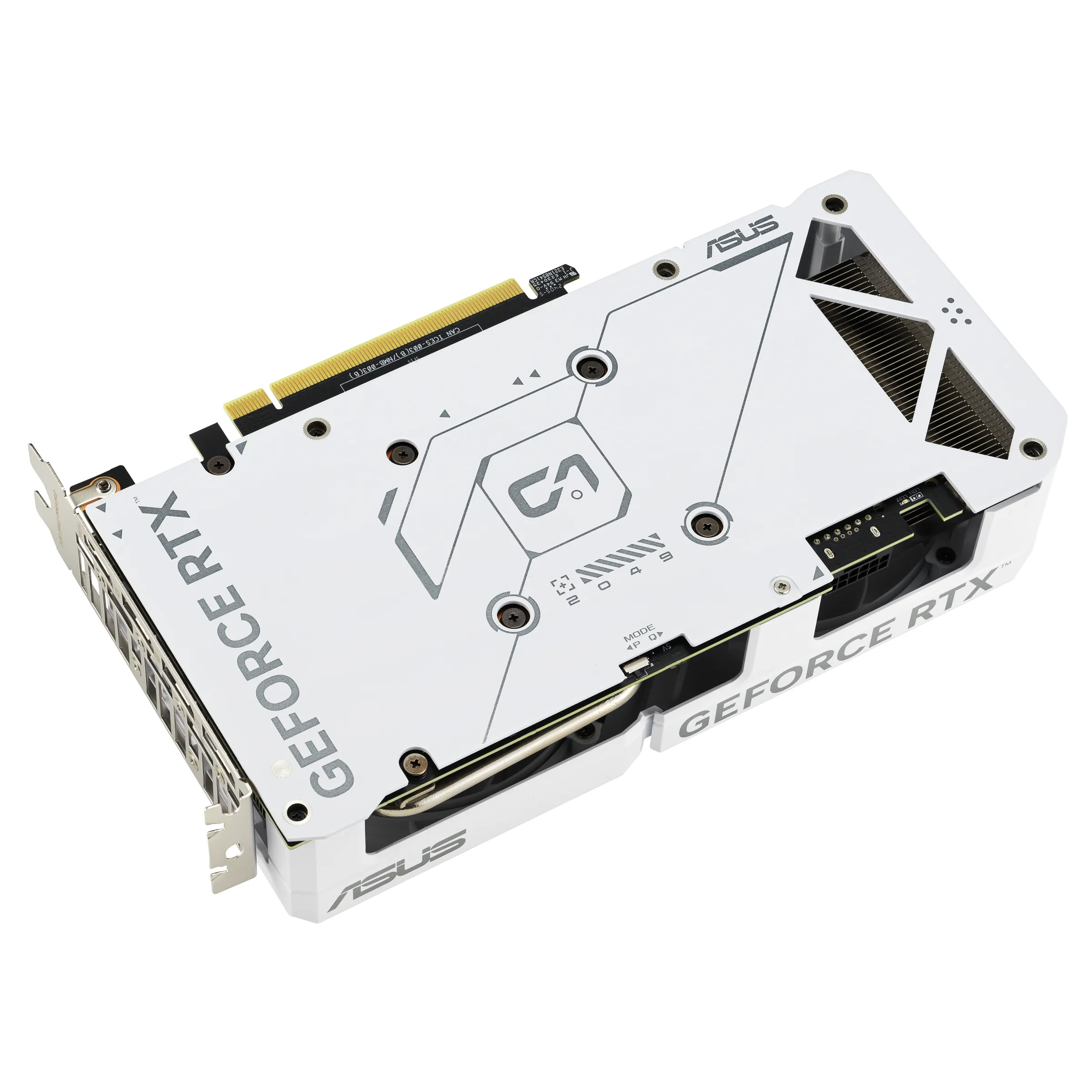 Asus GeForce RTX 4070 SUPER Dual Evo OC 12 Gt -n&auml;yt&ouml;nohjain, white edition