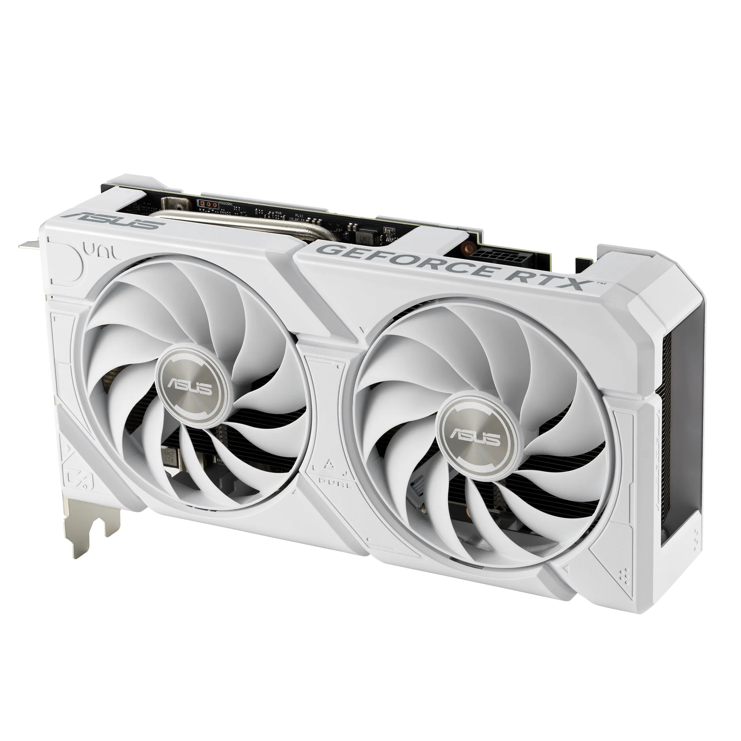 Asus GeForce RTX 4070 SUPER Dual Evo OC 12 Gt -n&auml;yt&ouml;nohjain, white edition
