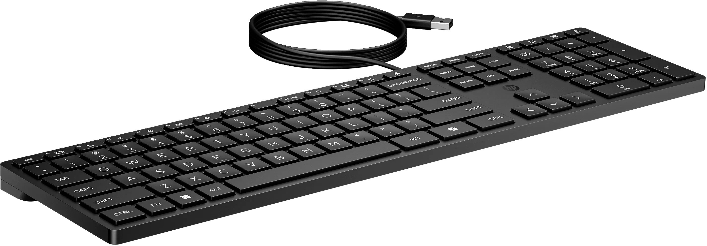 HP 320K -näppäimistö, Musta (suomalainen)