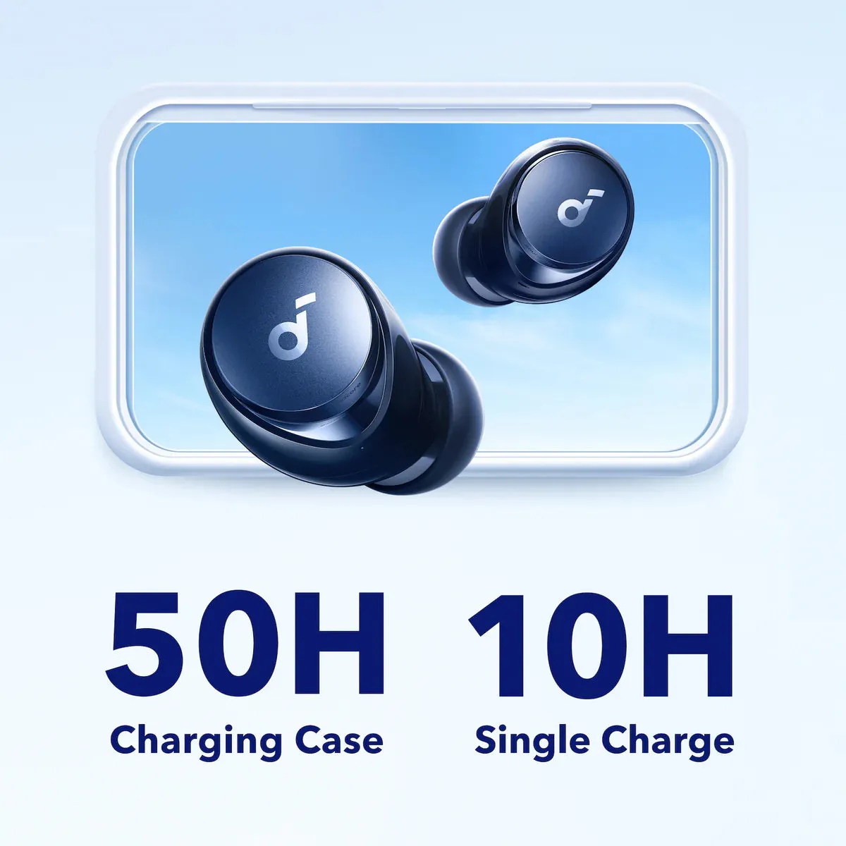 Anker Soundcore Space A40 Wireless Earbuds, Blue