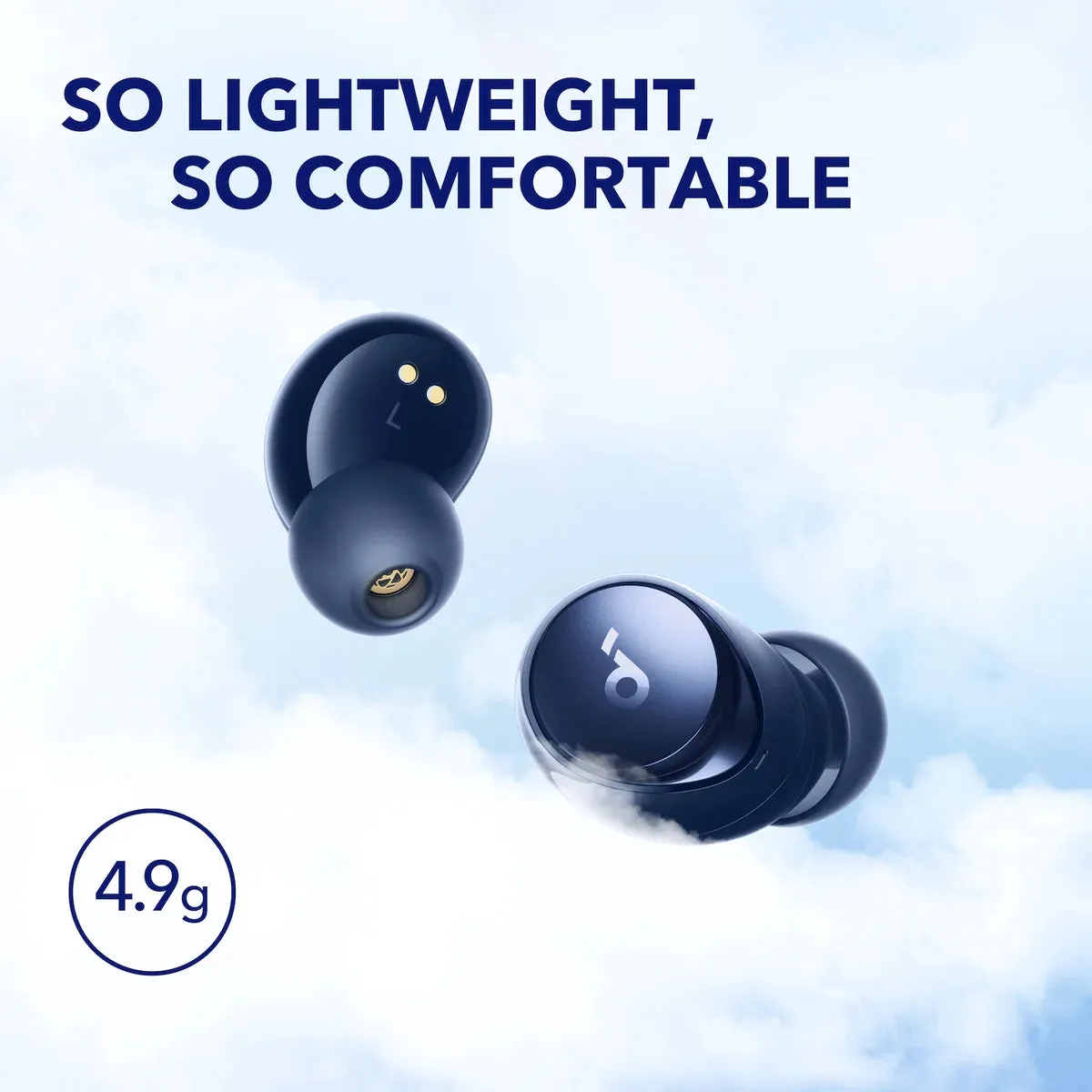 Anker Soundcore Space A40 Wireless Earbuds, Blue
