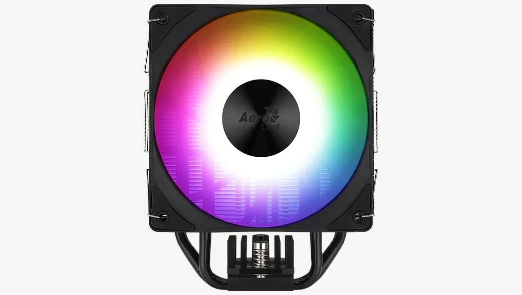 Aerocool Rime 4, 120 mm ARGB CPU Cooler, Black