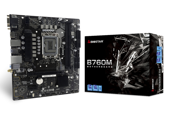 Biostar B760MX2-E D4 mATX-emolevy