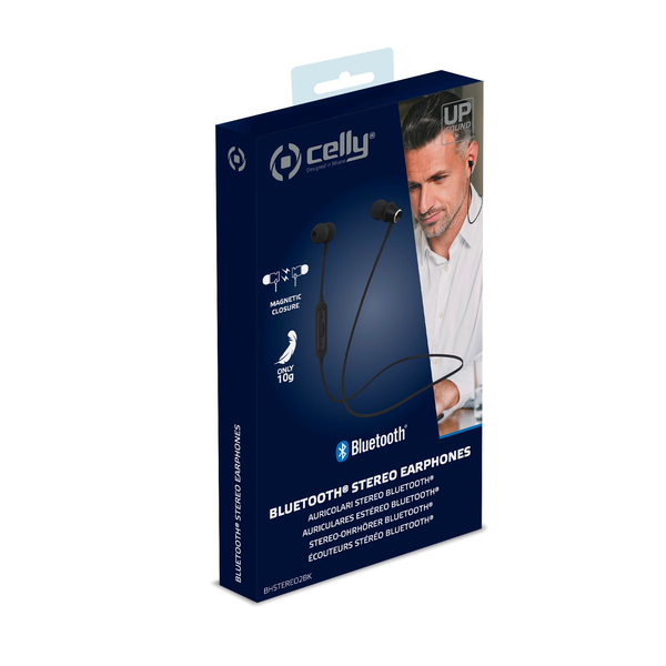 CELLY BLUETOOTH STEREO EARPHONES BLACK