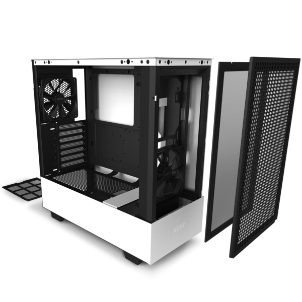NZXT H511 Flow - Matte White/Black -SI only-