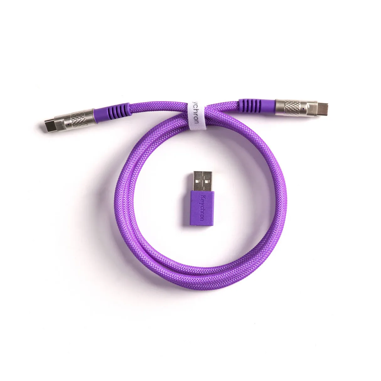 KEYCHRON CAB-40 USB-C -kaapeli, 1 m, liila