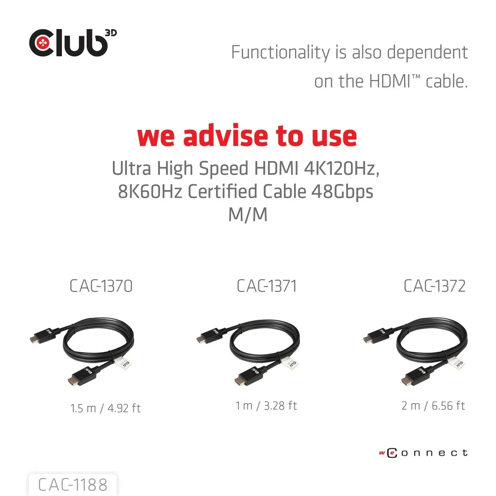CLUB 3D aktiivinen Mini DisplayPort &ndash; HDMI -muunnin, 9 cm, musta