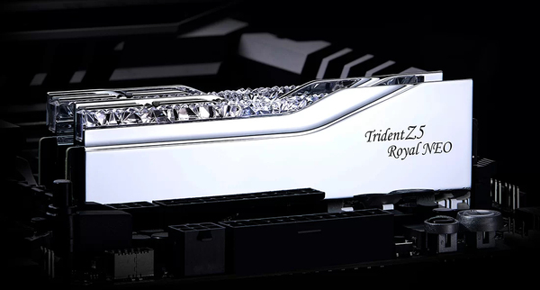 G.Skill 32B (2x16) DDR5 6000MHz Trident Z5 Royal Neo RGB Silver (AMD) CL28 1.40V
