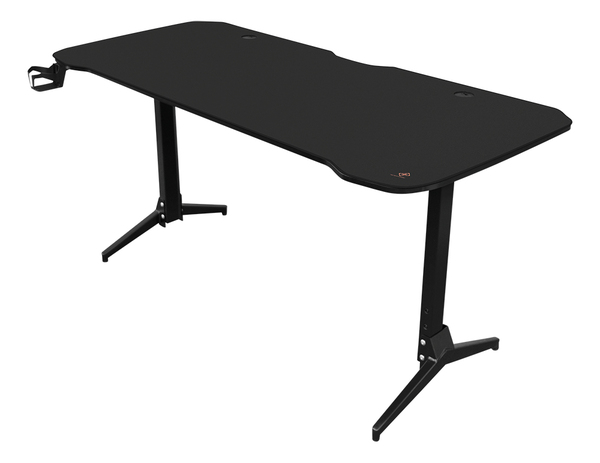 Deltaco Gaming DT320, 160x75cm, height adjustable - gaming desk, black