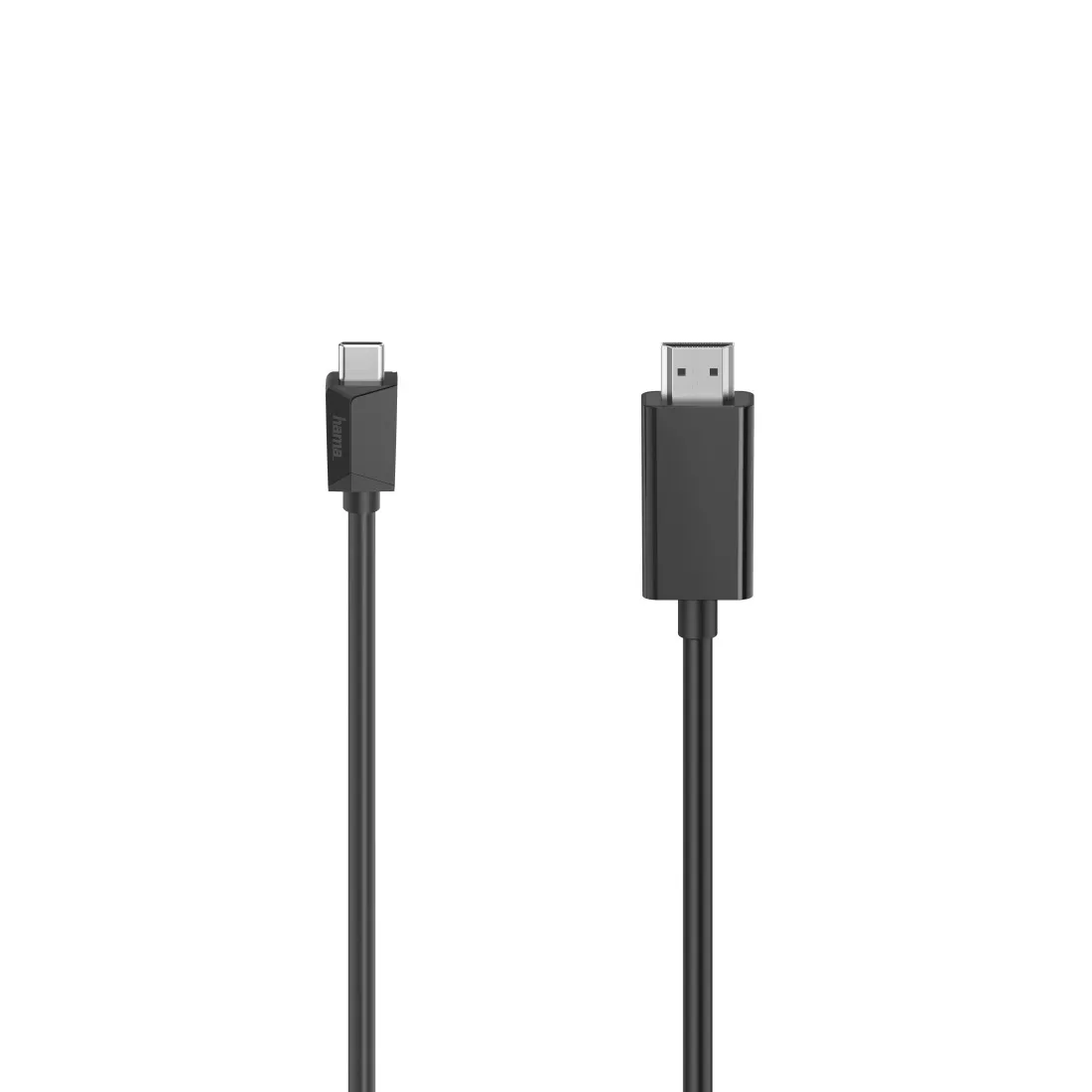 Hama USB-C &ndash; HDMI kabel, 1,5 m, svart