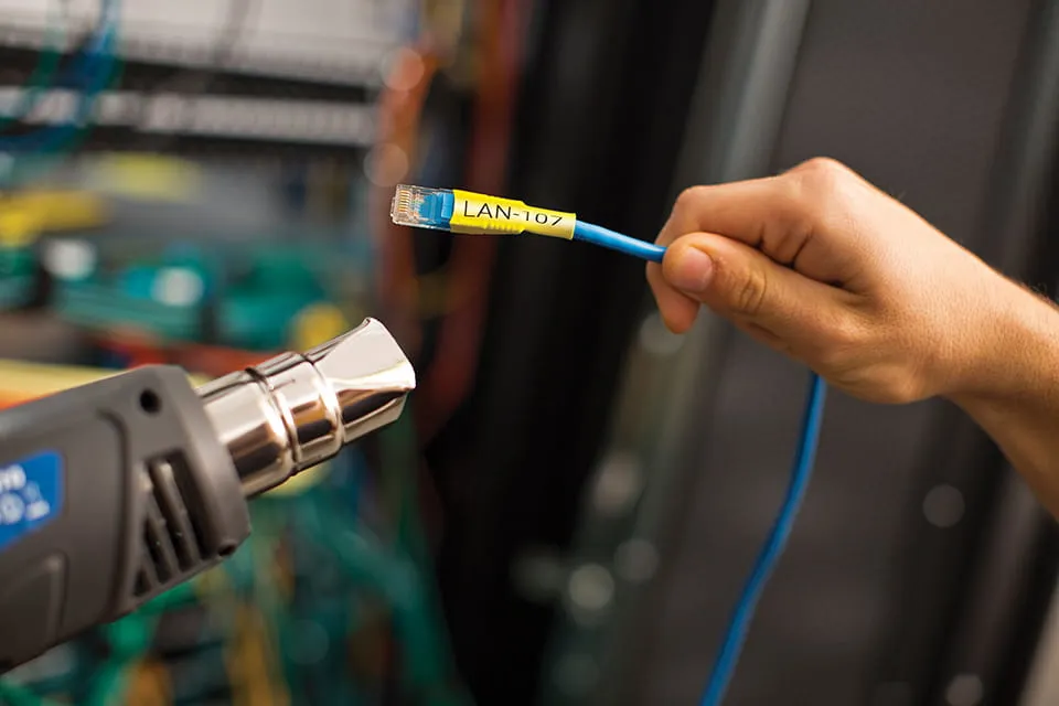 BROTHER B-ON-W HEAT SHRINK TUBE 31MM YELLOW