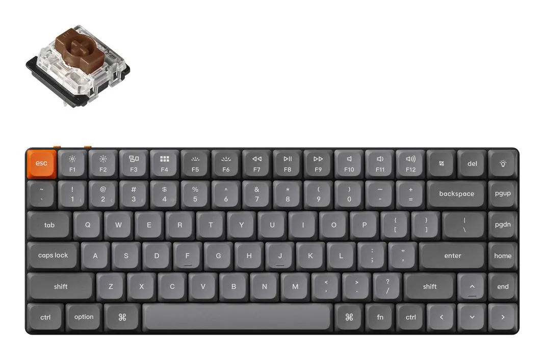Keychron K3 Max Wireless QMK/VIA RGB Hot Swap 75 % Gateron Brown - wireless gaming keyboard