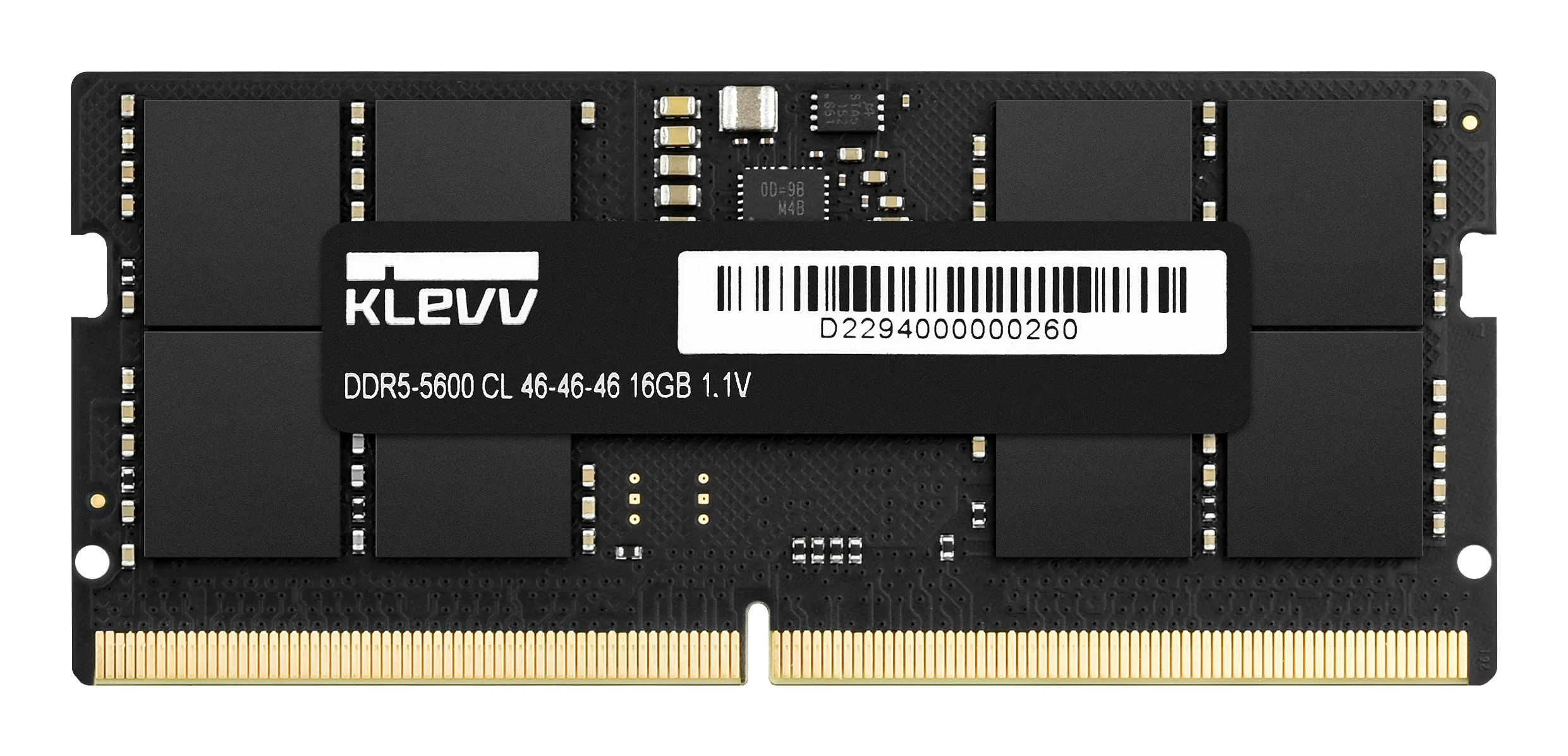 KLEVV SO-DIMM 16 Gt (1 x 16 Gt) DDR5 5600 MHz, CL46 -muisti