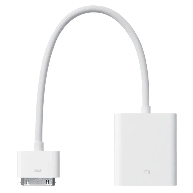 Apple 30-stift till VGA Adapter - adapter, Vit