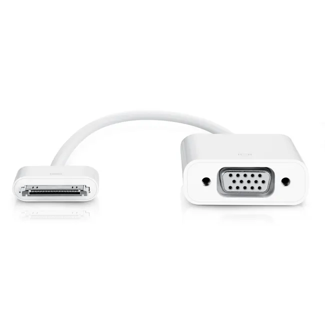 Apple 30-stift till VGA Adapter - adapter, Vit