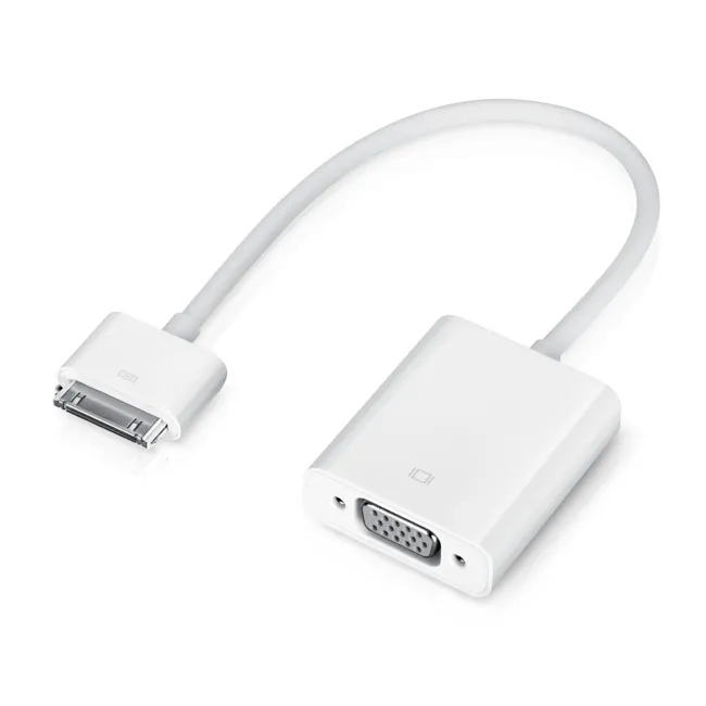 Apple 30-stift till VGA Adapter - adapter, Vit