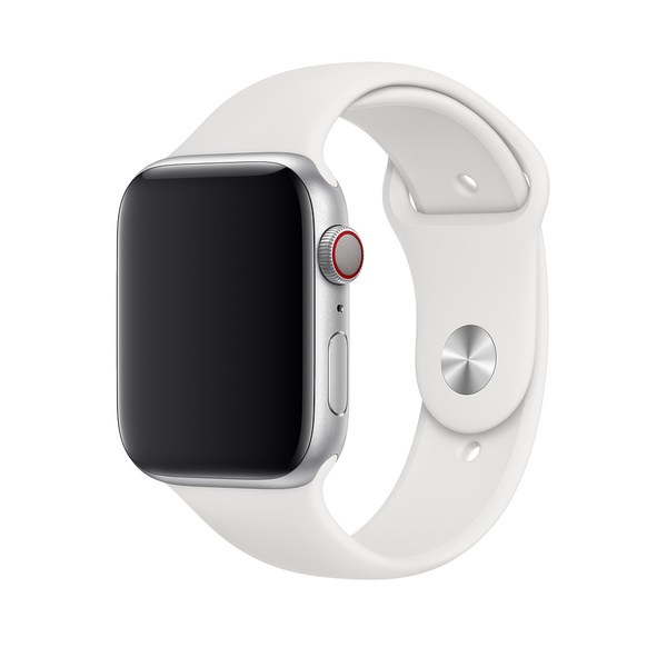 Apple Watch 44 mm valkoinen urheiluranneke - S/M ja M/L