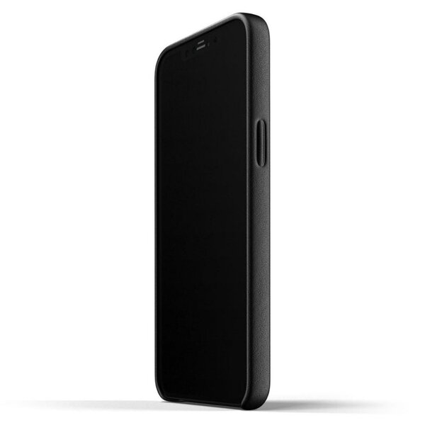 Mujjo Full Leather, iPhone 12 Pro Max - Case, Black