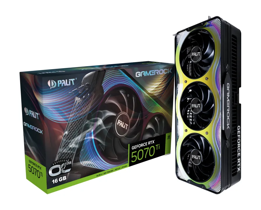 Palit GeForce RTX5070Ti GameRock OC 16GB