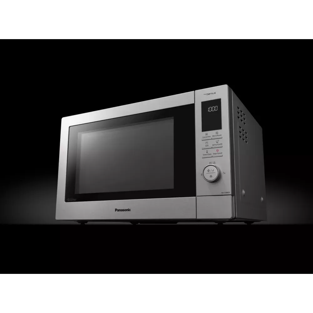 Panasonic NN-CD88QSEPG 4-in-1 -yhdistelm&auml;-mikroaaltouuni Airfryer-toiminnolla, 1000 wattia, 34 litraa, ruostumaton ter&auml;s