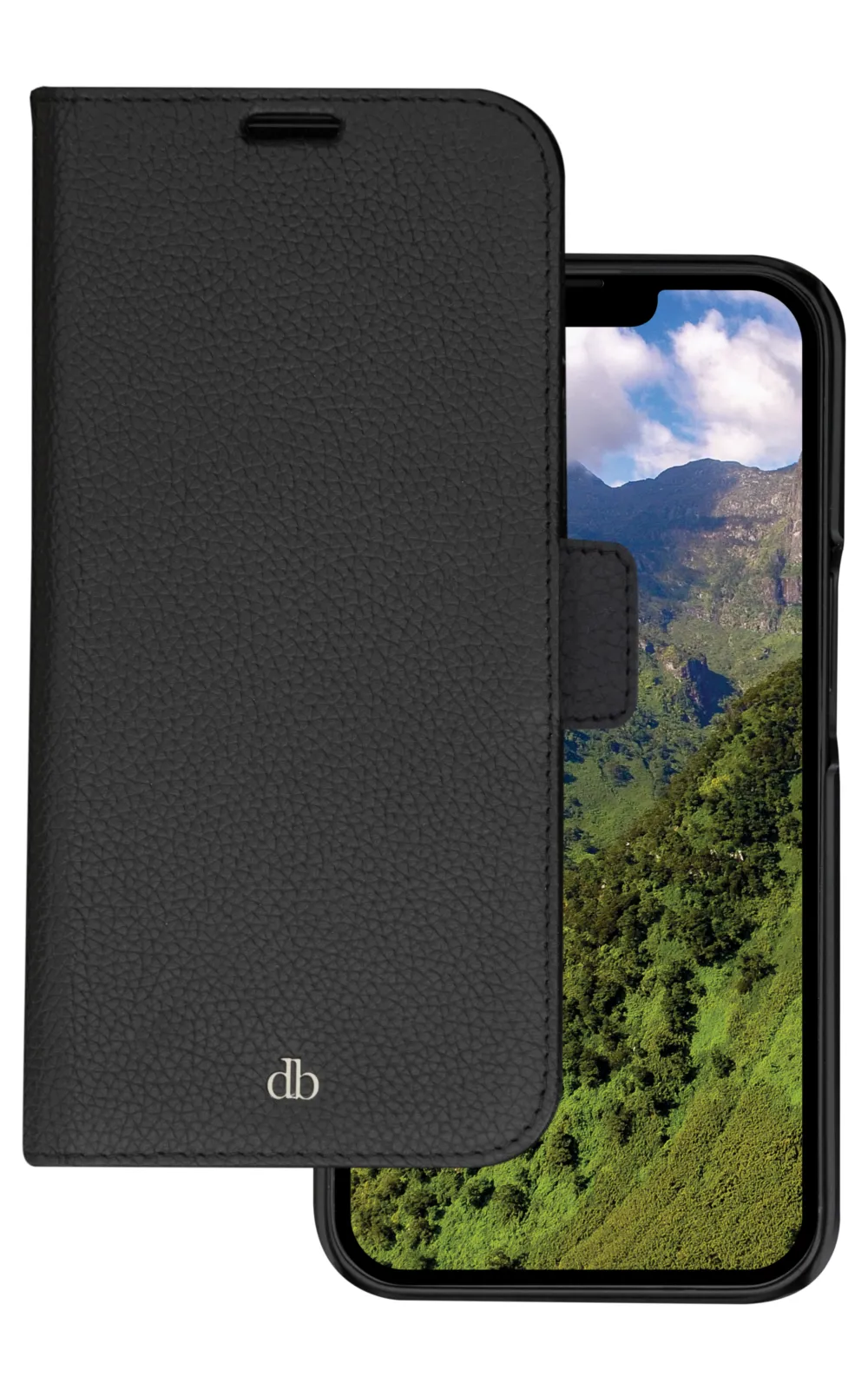 Dbramante1928 New York, iPhone 14 Pro - 2-in-1 Wallet Case, Night Black