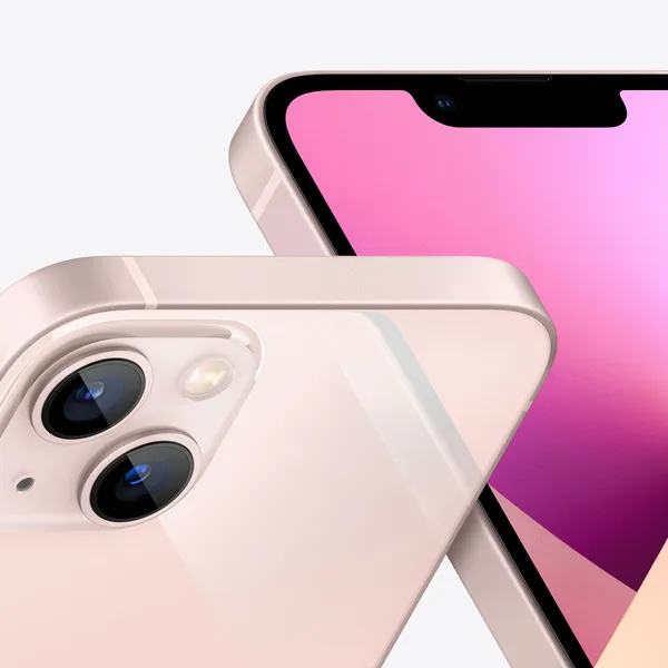 Renoverad iPhone 13 128 GB - mobiltelefon, Rosa (Mycket bra skick)