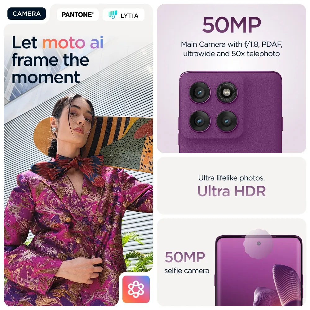 Motorola Edge 60 Pro 12/512GB, Purple