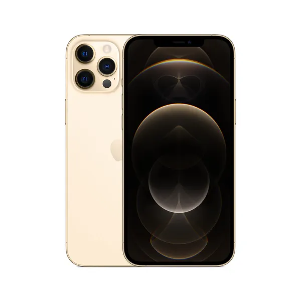 Renoverad iPhone 12 Pro Max 128 GB - mobiltelefon, Guld (Bruksskick)