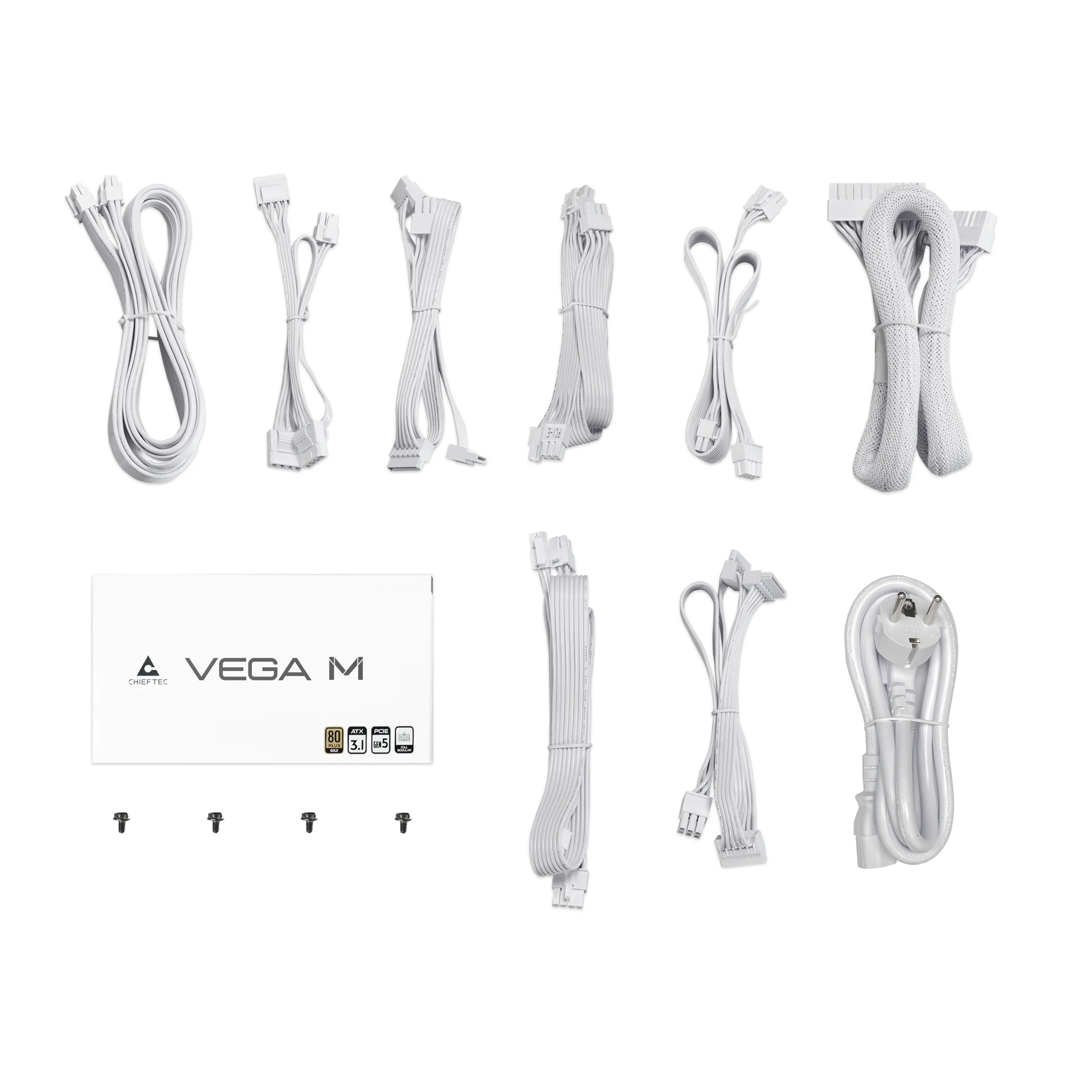 CHIEFTEC Vega M PPG-1000-CW 1000W -virtalähde, 80 Plus Gold