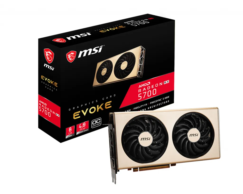MSI Radeon RX 5700 Evoke OC 8 Gt -n&auml;yt&ouml;nohjain