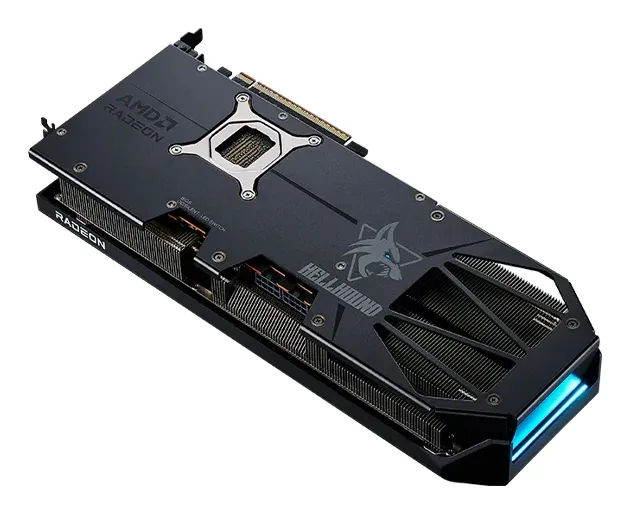PowerColor Radeon RX 9070 XT Hellhound OC 16 GB - grafikkort