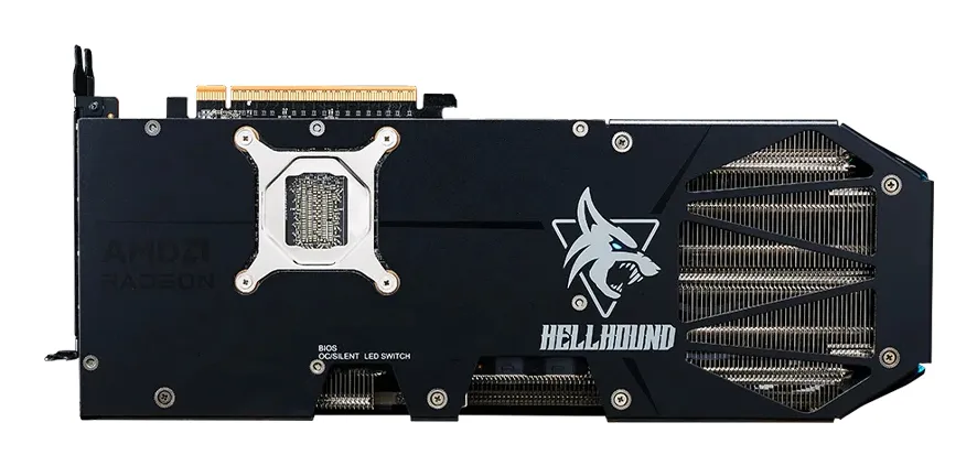 PowerColor Radeon RX 9070 XT Hellhound OC 16 GB - grafikkort