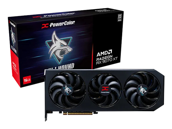 PowerColor Radeon RX 9070 XT Hellhound OC 16GB - graphics card