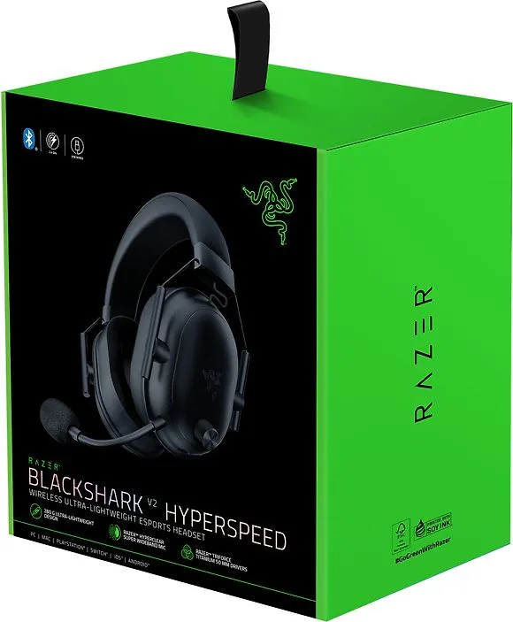 Razer Blackshark V2 Hyperspeed - wireless gaming headset, black