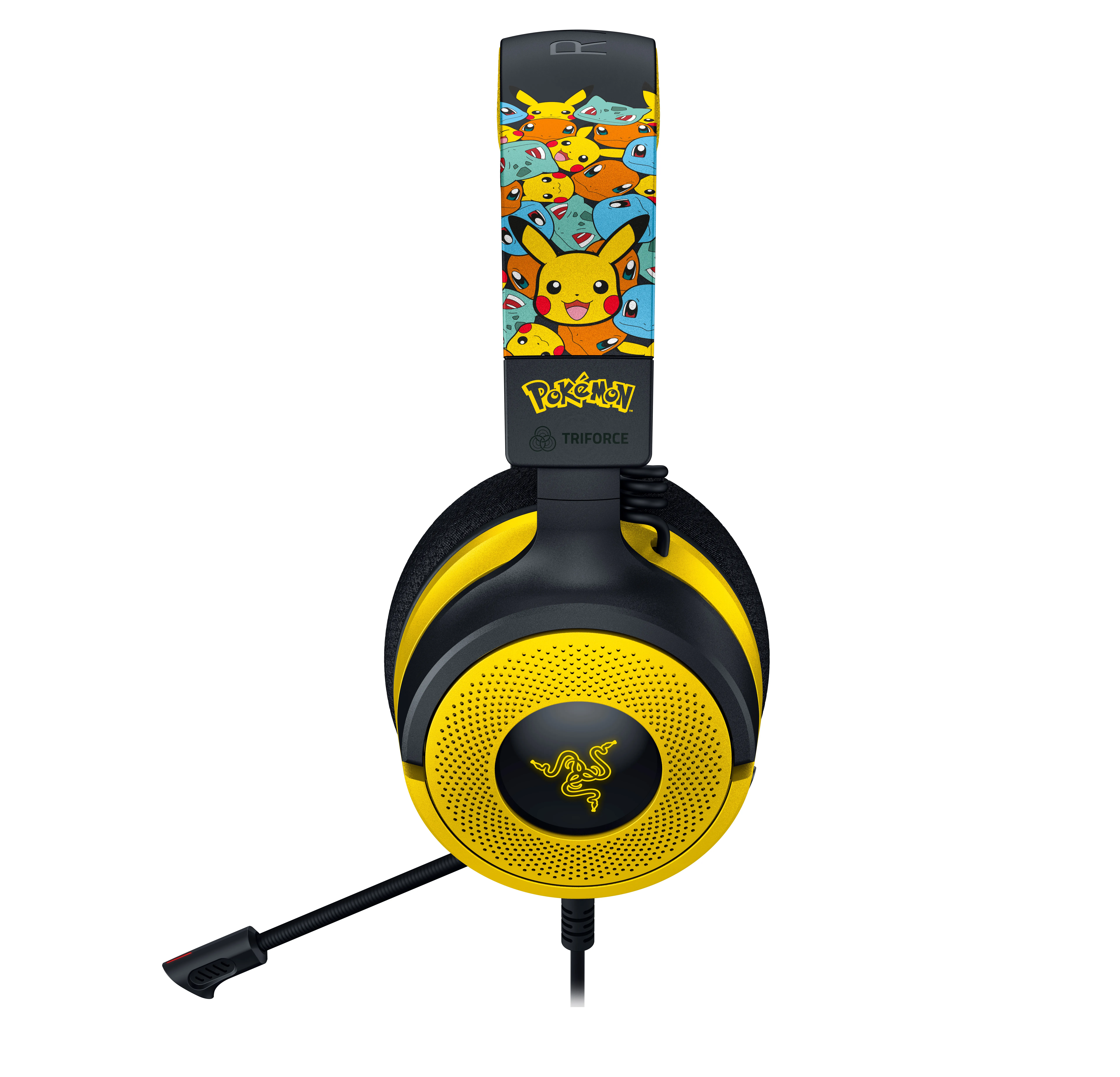 Razer Kraken V4 X Pok&eacute;mon Kanto Starters Edition Gaming Headset, Black, Yellow
